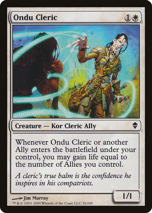 Ondu Cleric (ZEN-030) - common - Foil