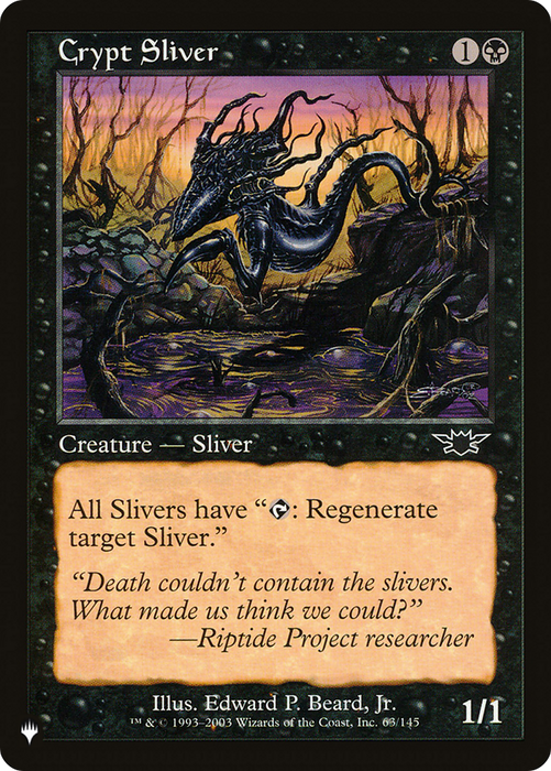 Crypt Sliver (LIST-LGN-63) - common
