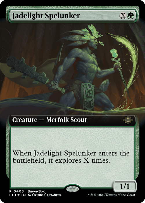 Jadelight Spelunker (BABP-403) - rare: (Extended Art) - Foil