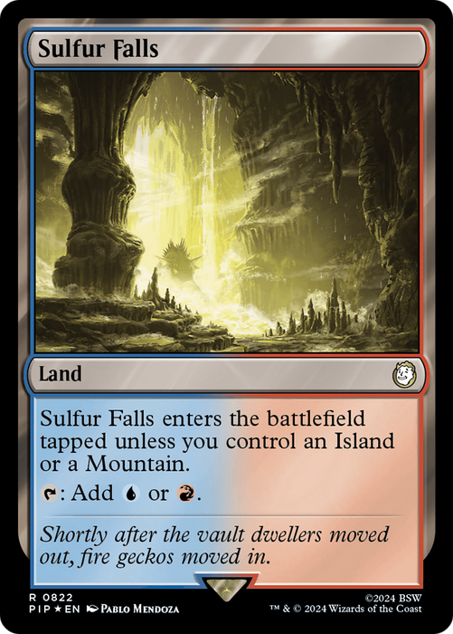Sulfur Falls (PIP-822) - rare - Foil