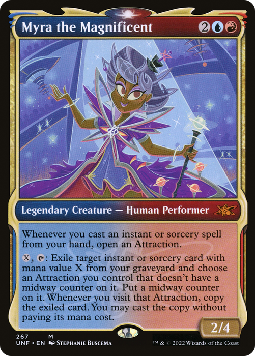 Myra the Magnificent (UNF-267) - mythic: (Showcase) - Foil