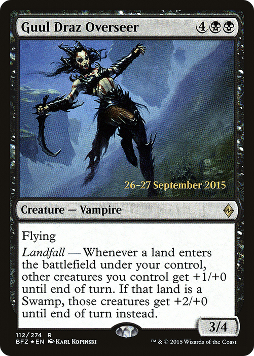 Guul Draz Overseer (PRE-112S) - rare - Foil