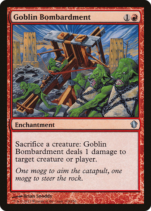 Goblin Bombardment (C13-110) - uncommon