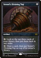 Sensei's Divining Top (2X2-566) - rare - Etched Foil