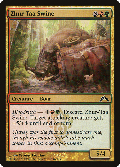 Zhur-Taa Swine (GTC-210) - common - Foil