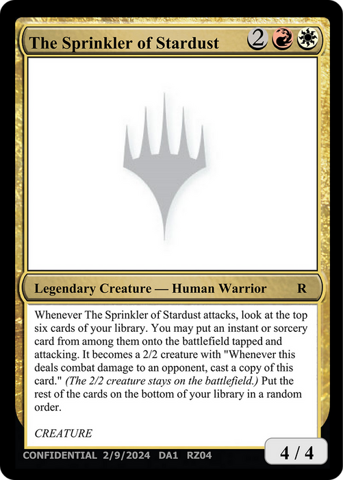 The Sprinkler of Stardust (UNK-RZ04K) - rare