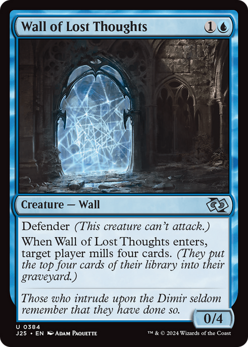 Wall of Lost Thoughts (J25-384) - uncommon