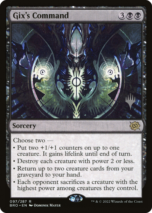Gix's Command (PPBRO-97P) - rare