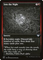 Into the Night (DBL-430) - uncommon - Foil