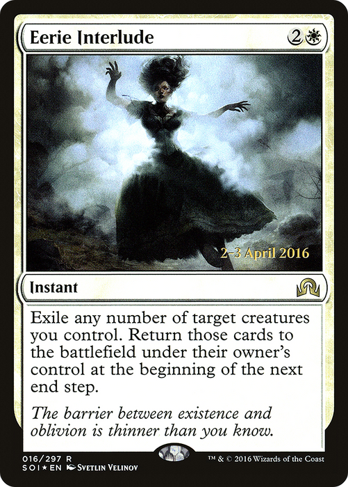 Eerie Interlude (PRE-16S) - rare - Foil