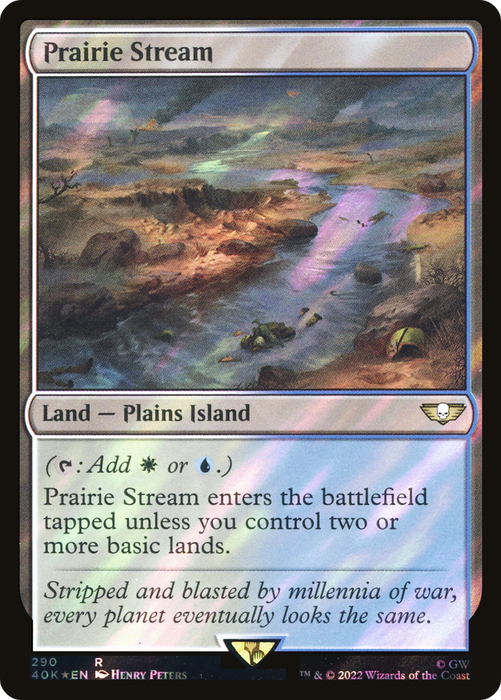 Prairie Stream (40K-290★) - rare - Foil