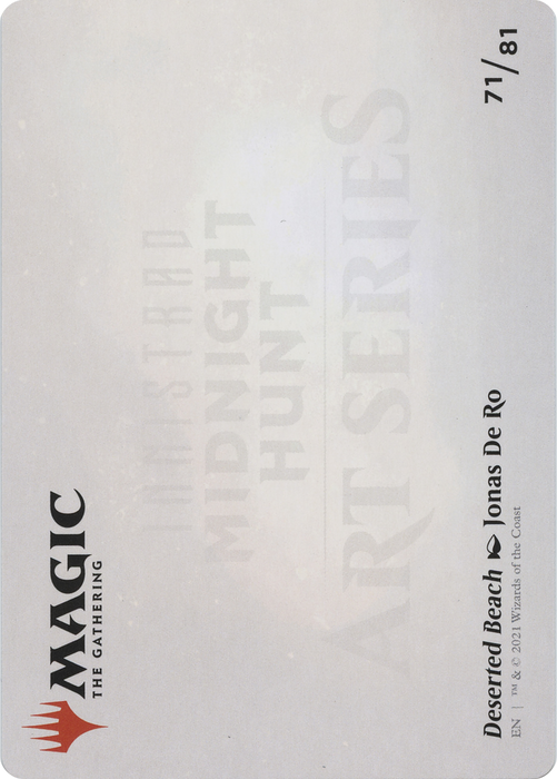 Deserted Beach // Deserted Beach (AMID-071) - common (Borderless)