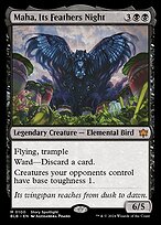 Maha, Its Feathers Night (BLB-100) - mythic - Foil