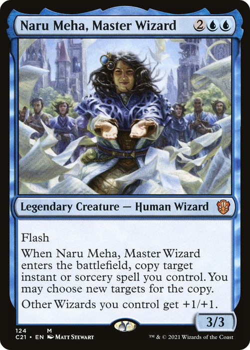 Naru Meha, Master Wizard (C21-124) - mythic