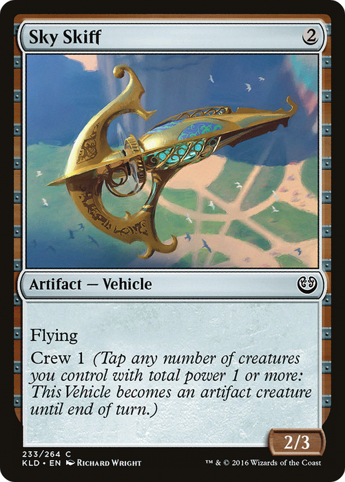 Sky Skiff (KLD-233) - common - Foil