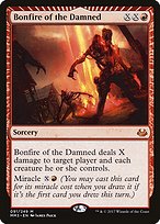 Bonfire of the Damned (MM3-091) - mythic: (miracle) - Foil
