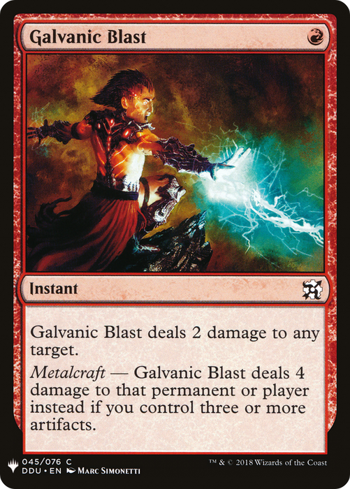Galvanic Blast (LIST-DDU-45) - common