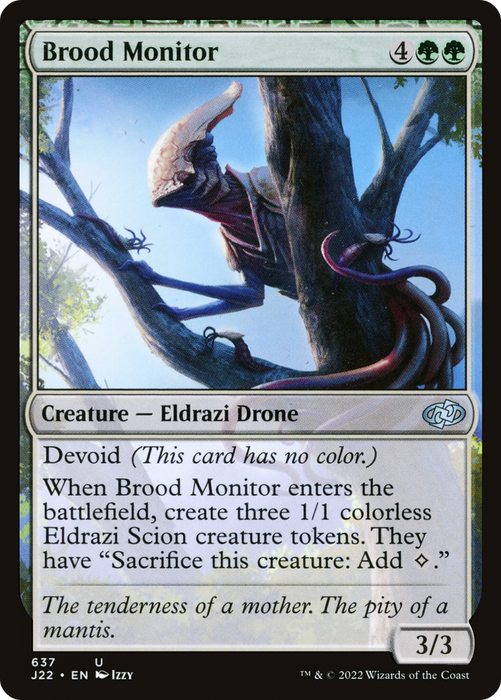 Brood Monitor (J22-637) - uncommon: (devoid)