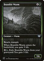 Bramble Wurm (DBL-456) - uncommon