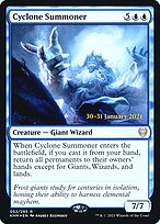 Cyclone Summoner (PRE-52S) - rare - Foil