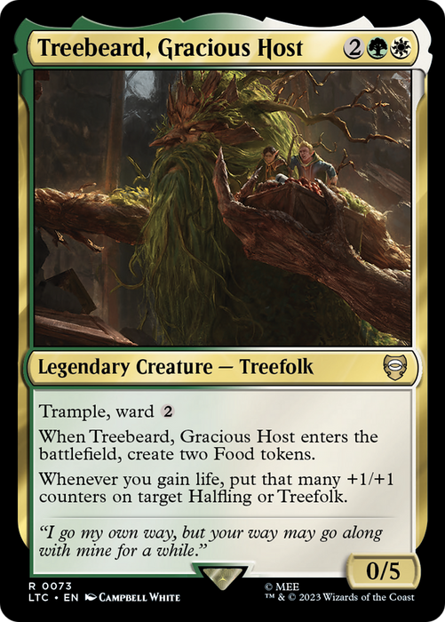 Treebeard, Gracious Host (LTC-073) - rare