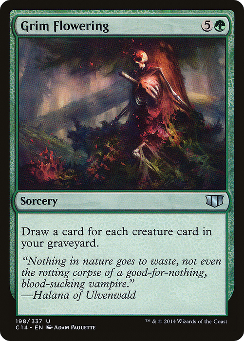 Grim Flowering (C14-198) - uncommon