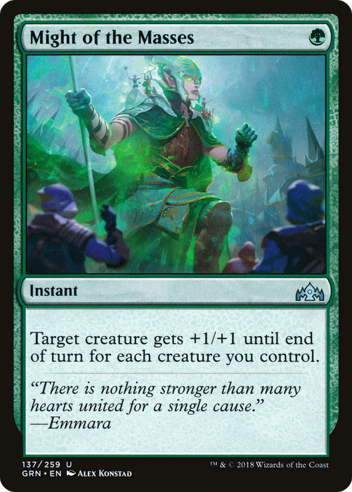 Might of the Masses (GRN-137) - uncommon
