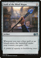 Staff of the Mind Magus (M15-234) - uncommon - Foil