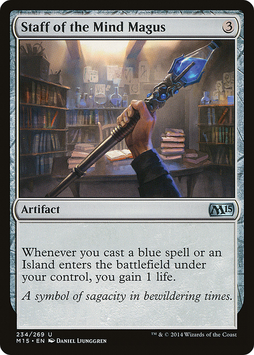 Staff of the Mind Magus (M15-234) - uncommon