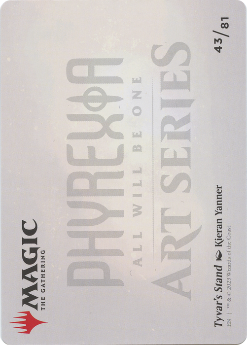 Tyvar's Stand // Tyvar's Stand (AONE-043) - common (Borderless) - Foil