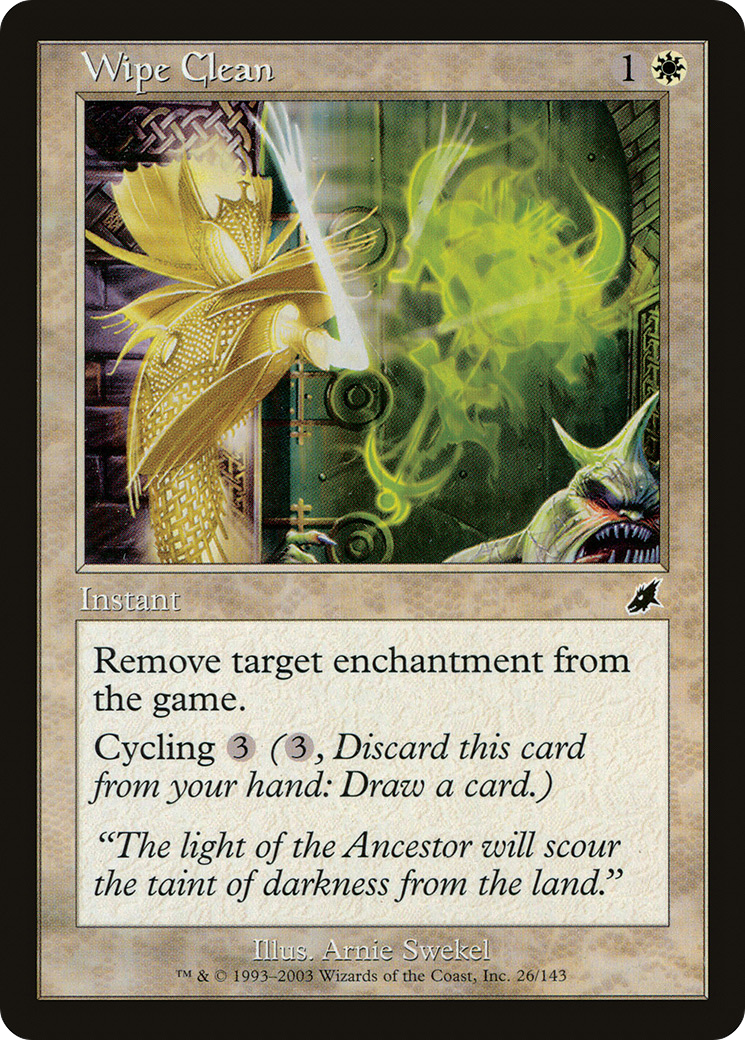 Wipe Clean (SCG-026) - common - Foil