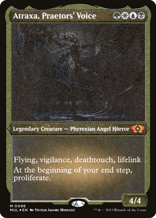 Atraxa, Praetors' Voice (MUL-098) - mythic - Etched Foil