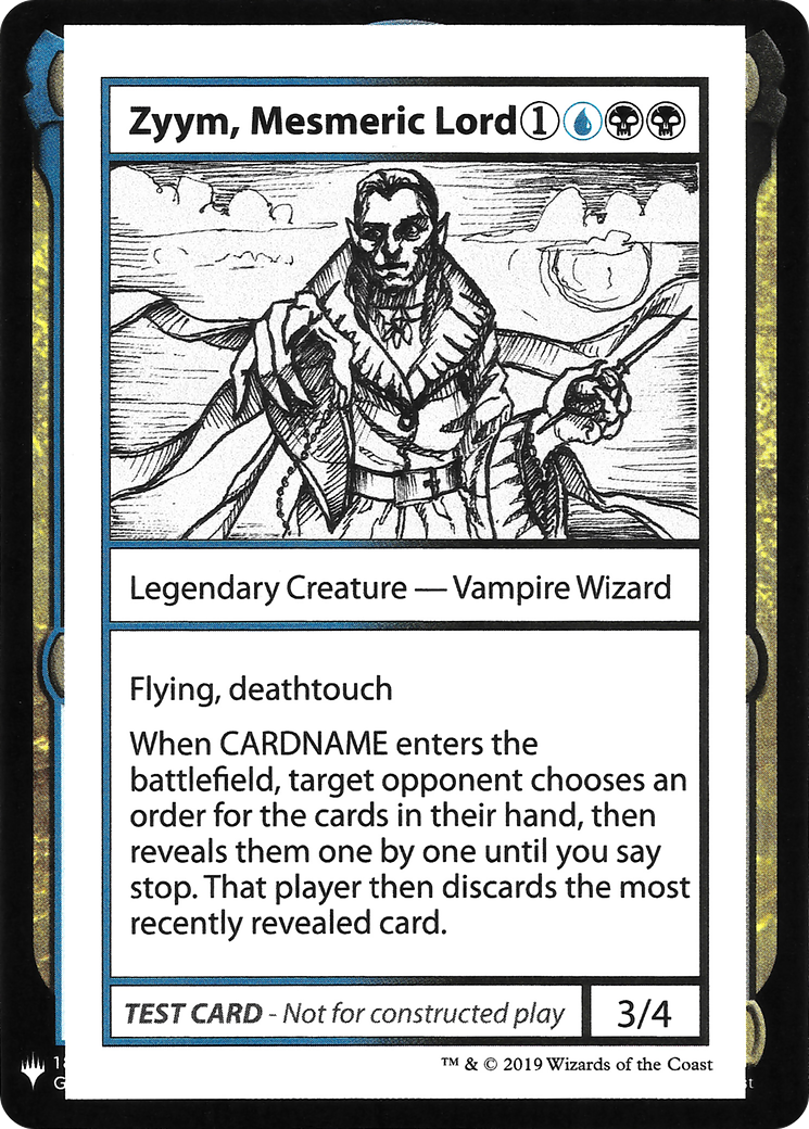 Zyym, Mesmeric Lord (CMB1-104) - rare