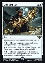 One Last Job (PRE-22S) - rare - Foil
