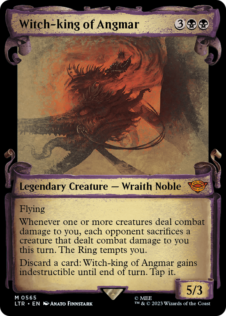 Witch-king of Angmar (LTR-565) - mythic: (Showcase) - Foil