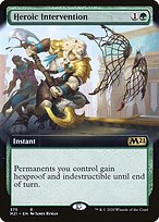 Heroic Intervention (M21-375) - rare: (Extended Art) - Foil