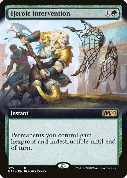 Heroic Intervention (M21-375) - rare: (Extended Art)