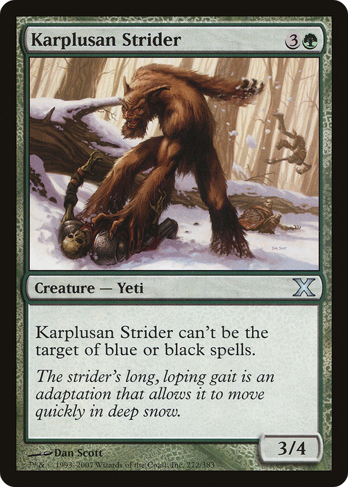 Karplusan Strider (10E-272) - uncommon - Foil