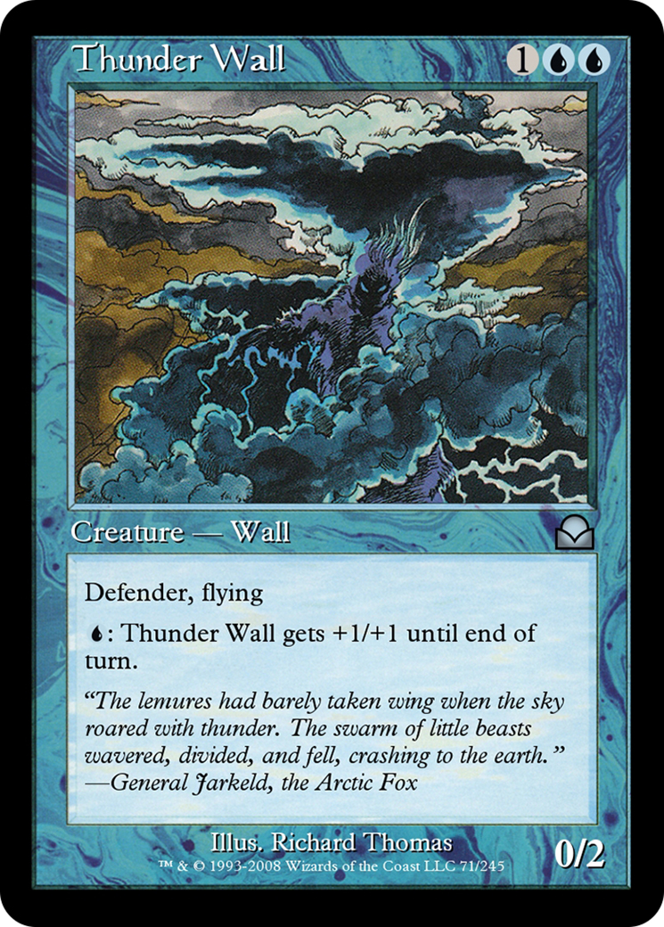 Thunder Wall (ME2-071) - uncommon