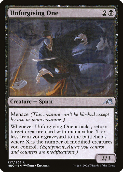 Unforgiving One (NEO-127) - uncommon - Foil