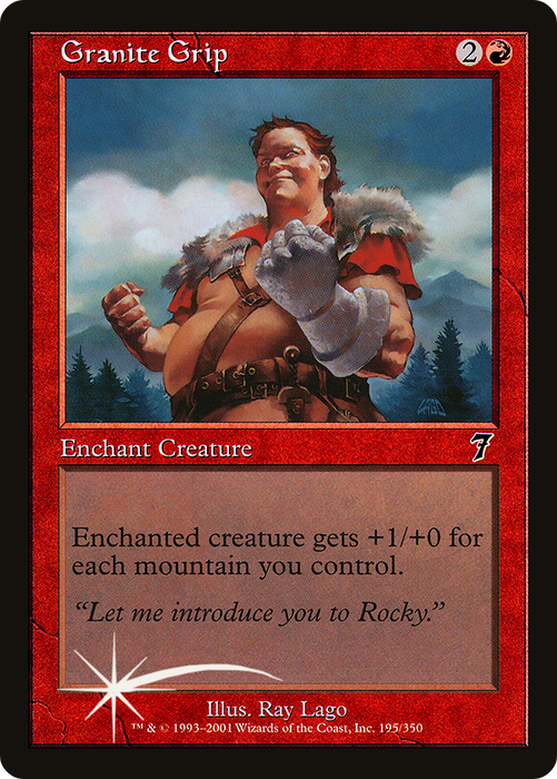 Granite Grip (7ED-195★) - common - Foil