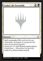 Gather, the Townsfolk (UNK-UW02A) - uncommon