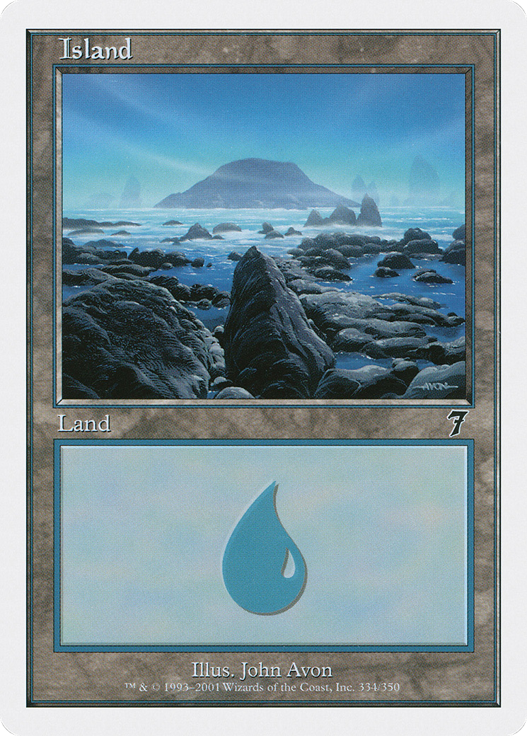 Island (7ED-334) - common