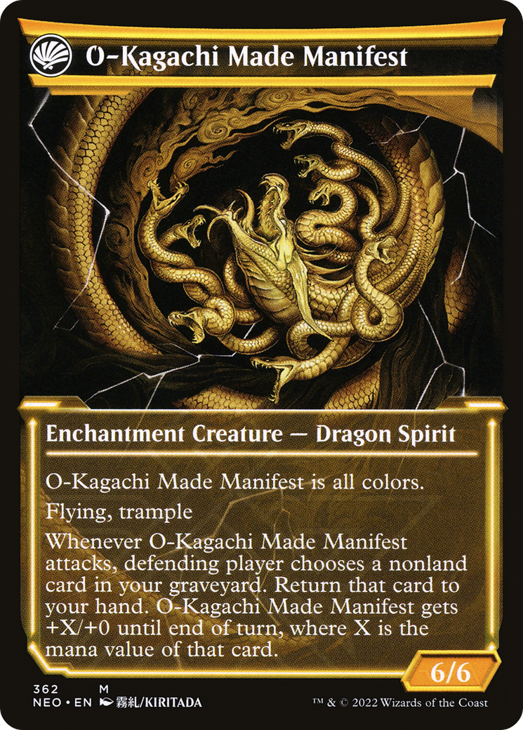 The Kami War // O-Kagachi Made Manifest (NEO-362) - mythic: (Showcase, fandfc) - Foil