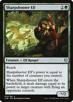 Sharpshooter Elf (CLB-253) - uncommon - Foil