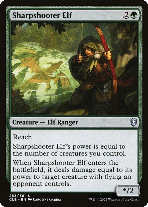 Sharpshooter Elf (CLB-253) - uncommon