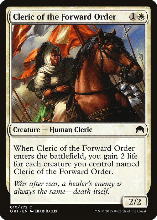 Cleric of the Forward Order (ORI-010) - common
