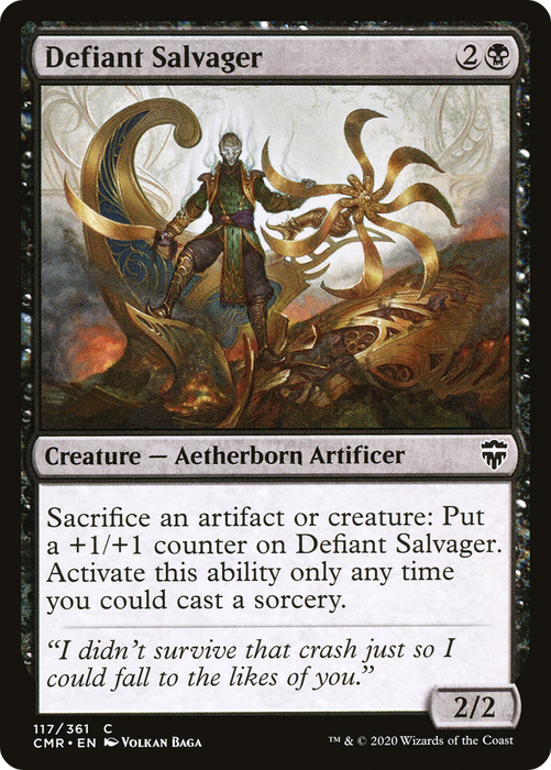 Defiant Salvager (CMR-117) - common - Foil