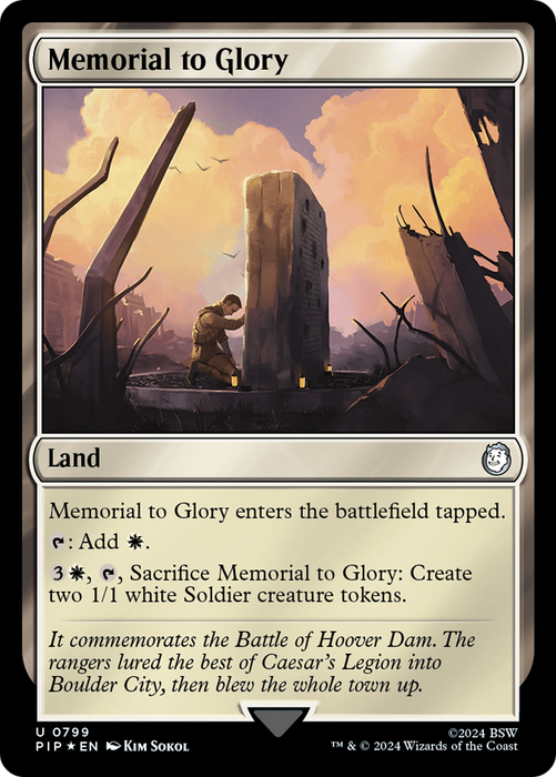 Memorial to Glory (PIP-799) - uncommon - Foil