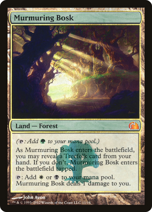Murmuring Bosk (V12-011) - mythic - Foil